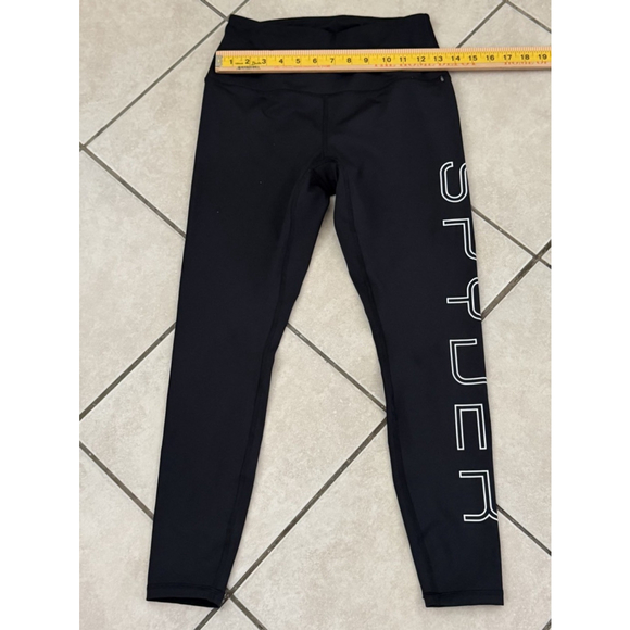 SPYDER HIGH RISE LEGGING 25” BLACK COLOR SIZE SMALL - Picture 3 of 7